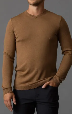 12GG MERINO V-NECK SWEATER - CLEARANCE