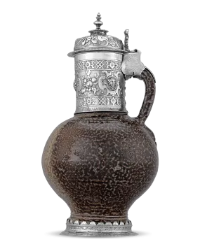 17th-Century Silver Tigerware Jug