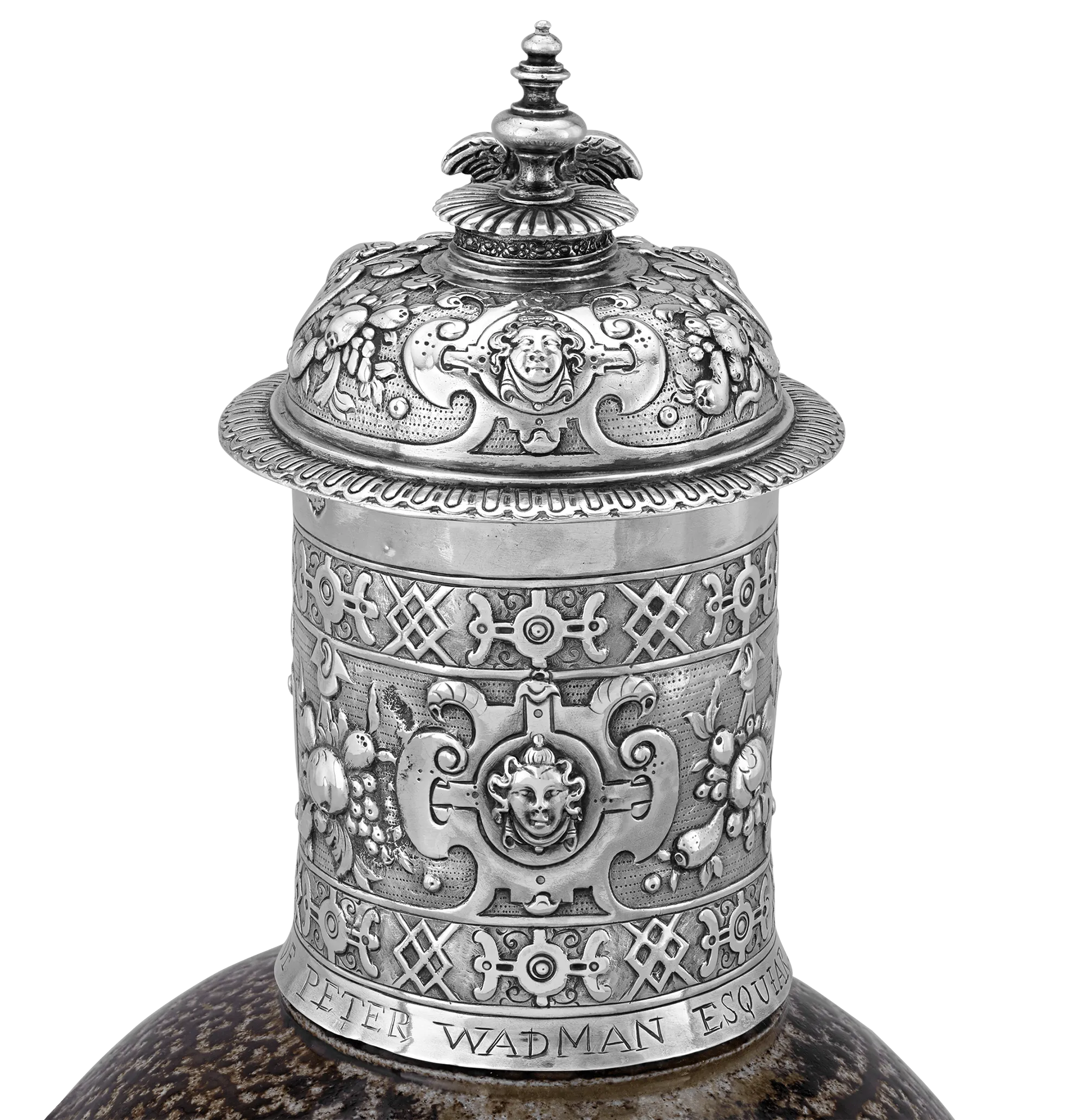 17th-Century Silver Tigerware Jug