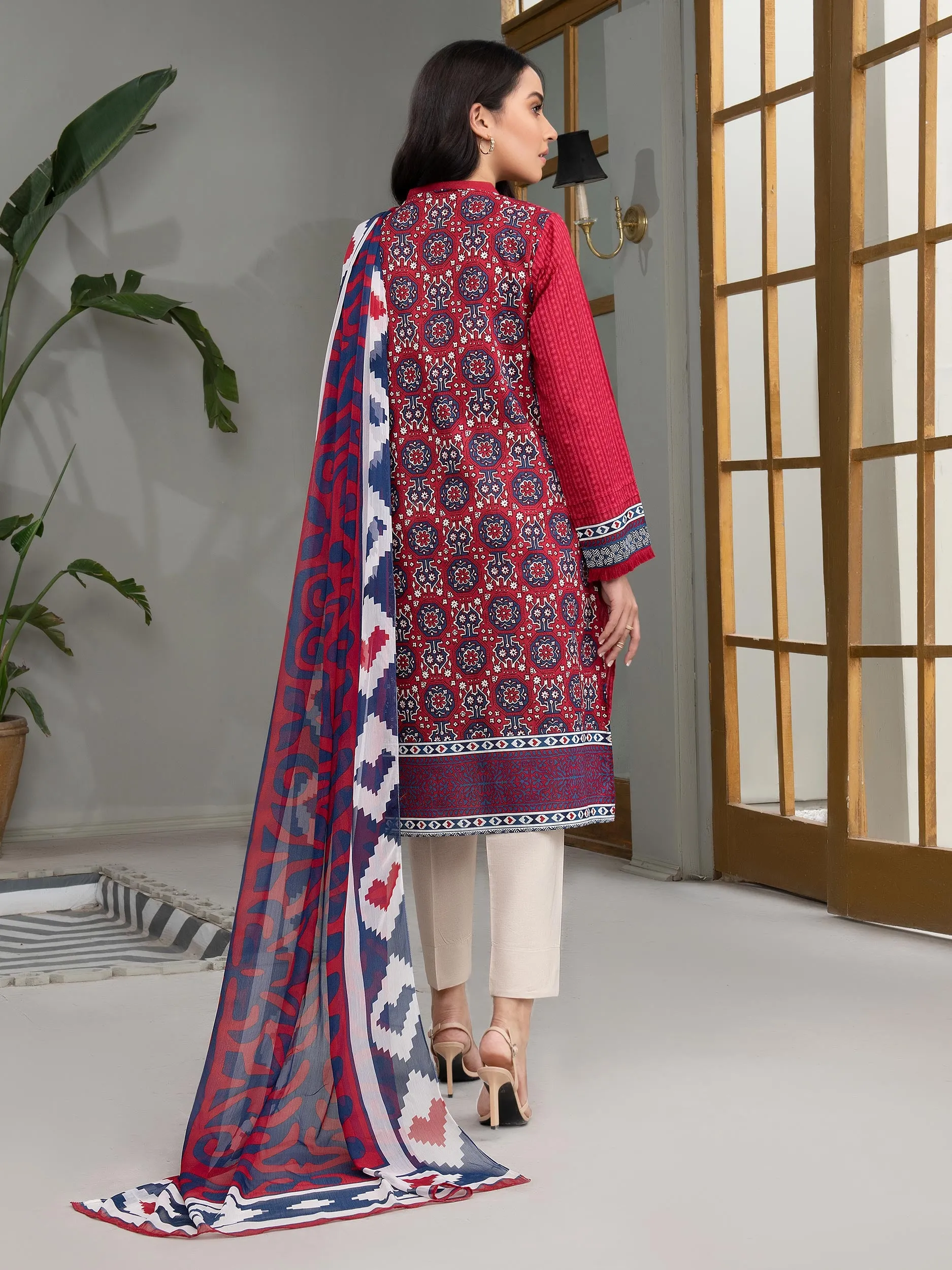 2 Piece Lawn Suit-Embroidered (Unstitched)