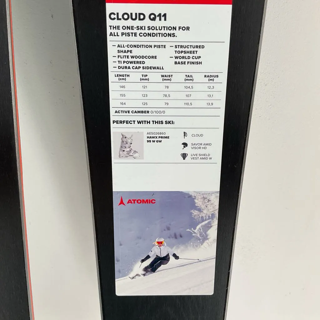 2024 Atomic Cloud Q11 w/ Atomic M10 Bindings