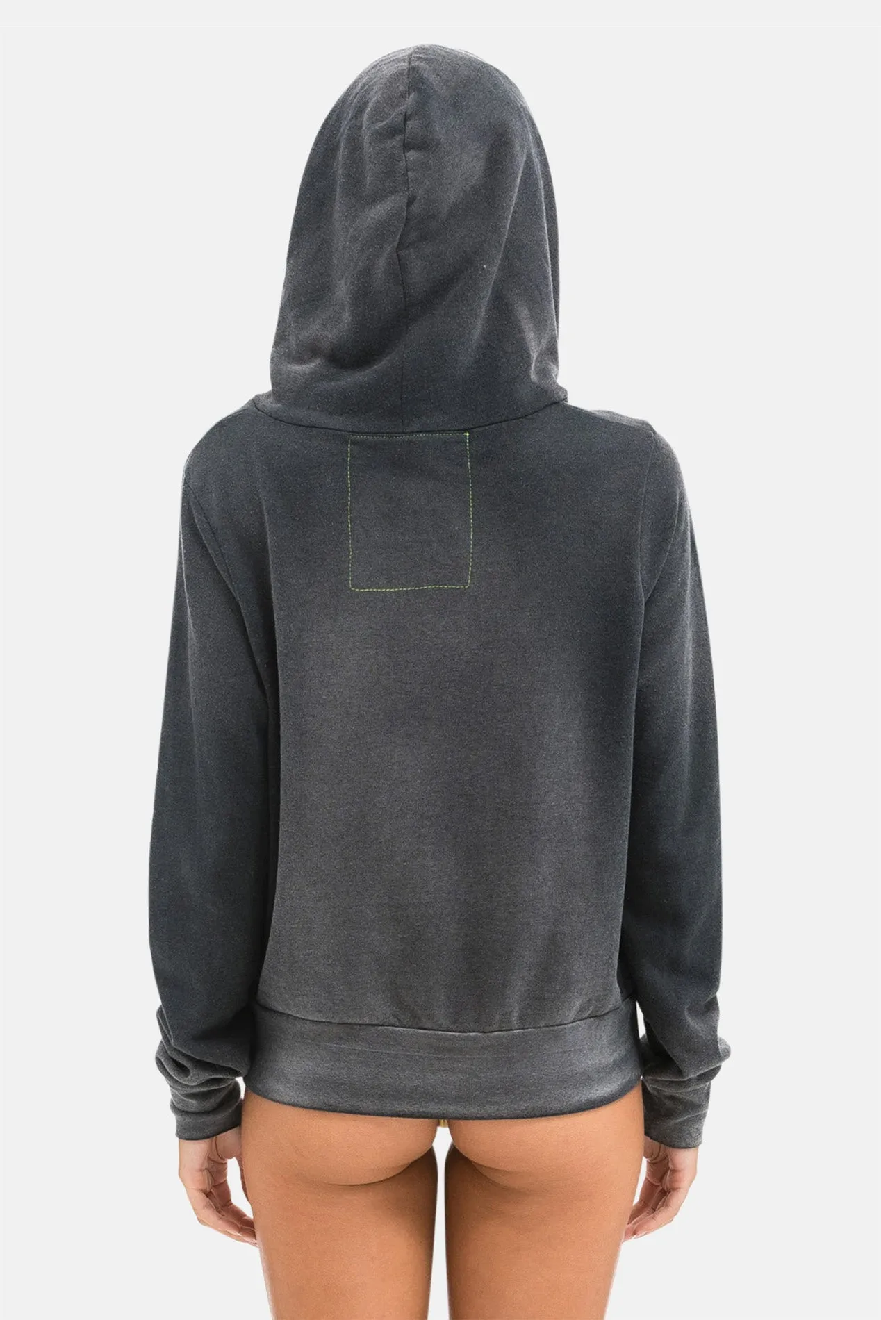 5 Stripe Zip Hoodie Faded Smoke