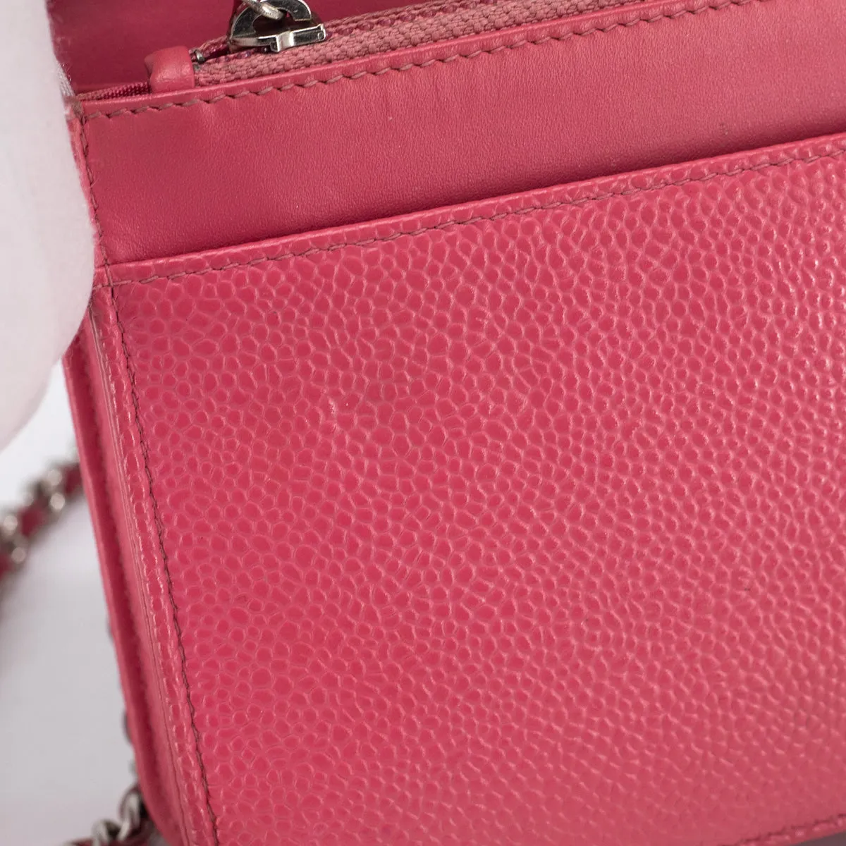 5/7 DOTD- Chanel Caviar Coco Wallet On Chain Pink