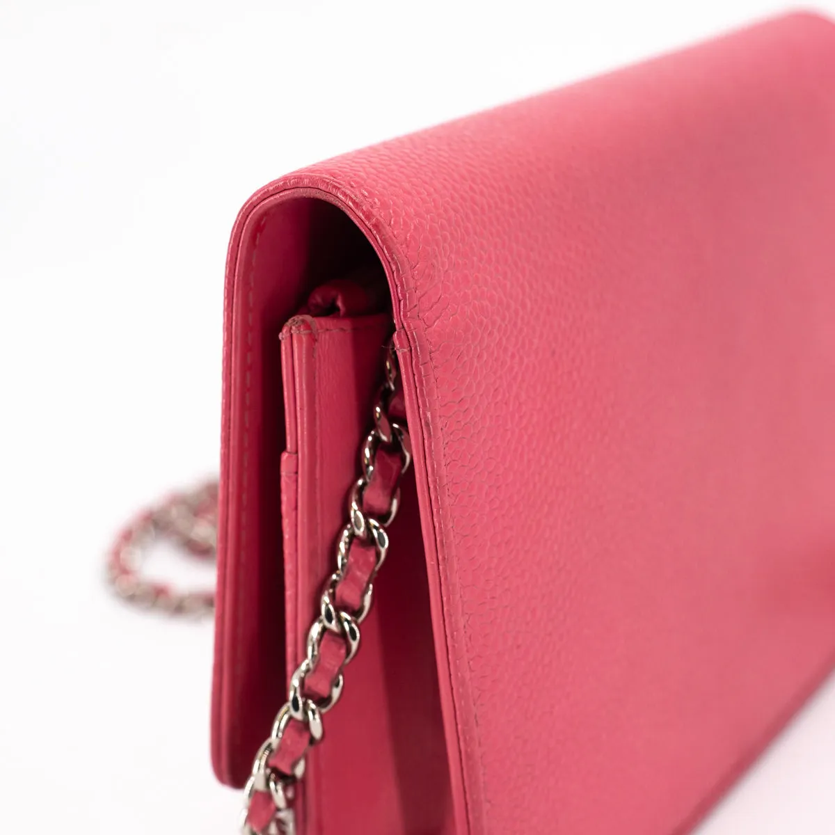 5/7 DOTD- Chanel Caviar Coco Wallet On Chain Pink