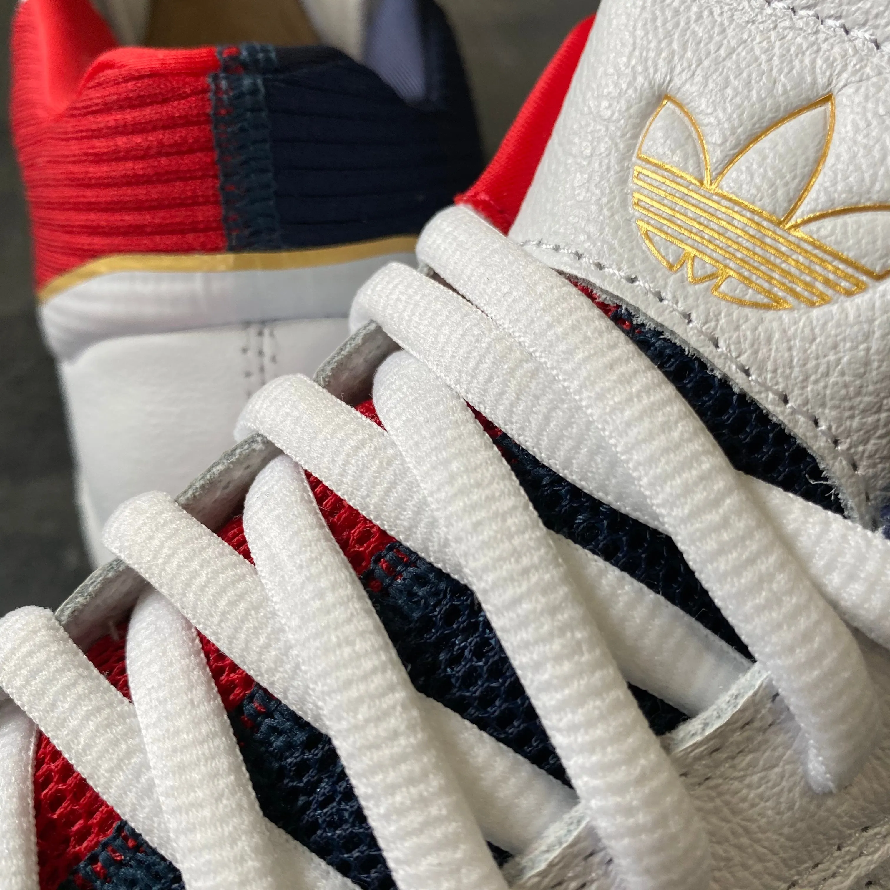 Adidas Tyshawn White/Navy/Gold SALE