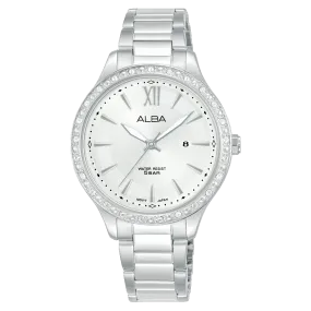 Alba Fashion Analogue Stainless Steel Silver Dial Watch AH7BY1X