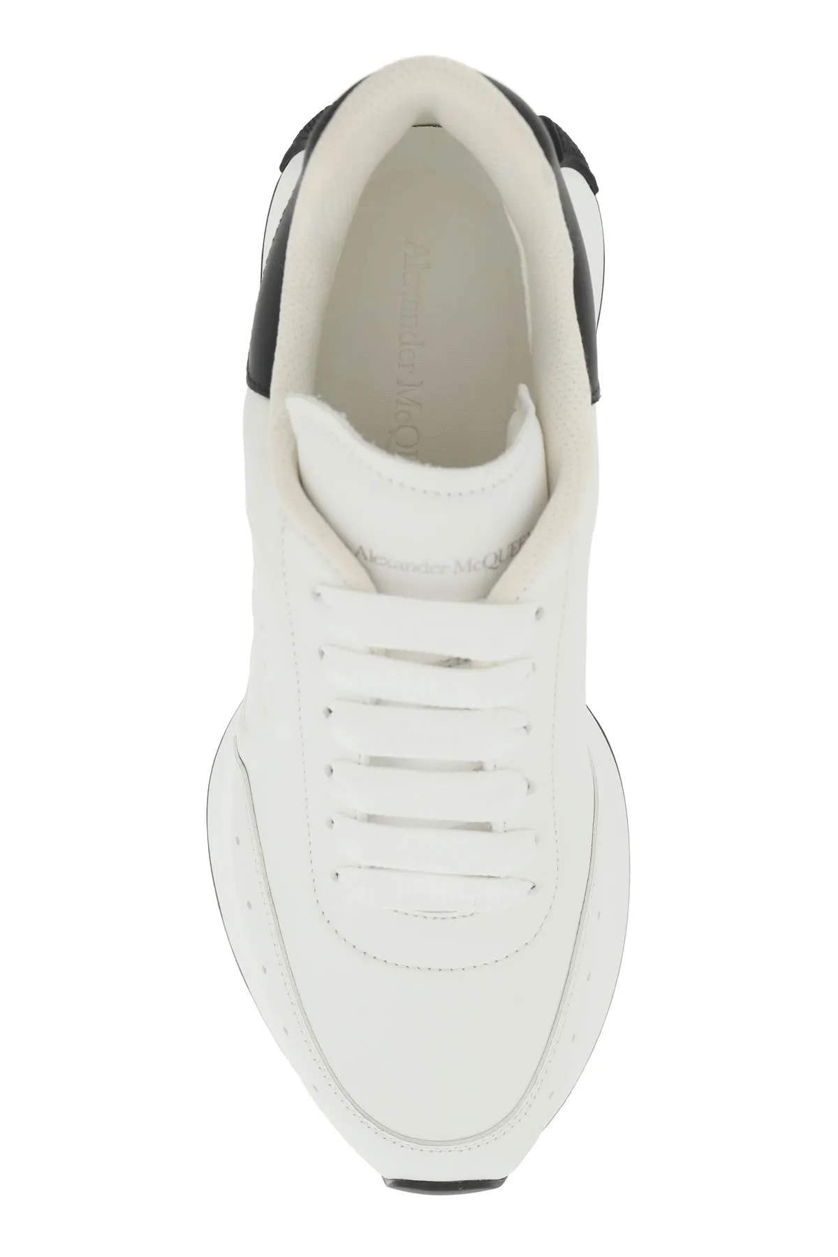 ALEXANDER MCQUEEN 24SS Men's White and Black Sneakers