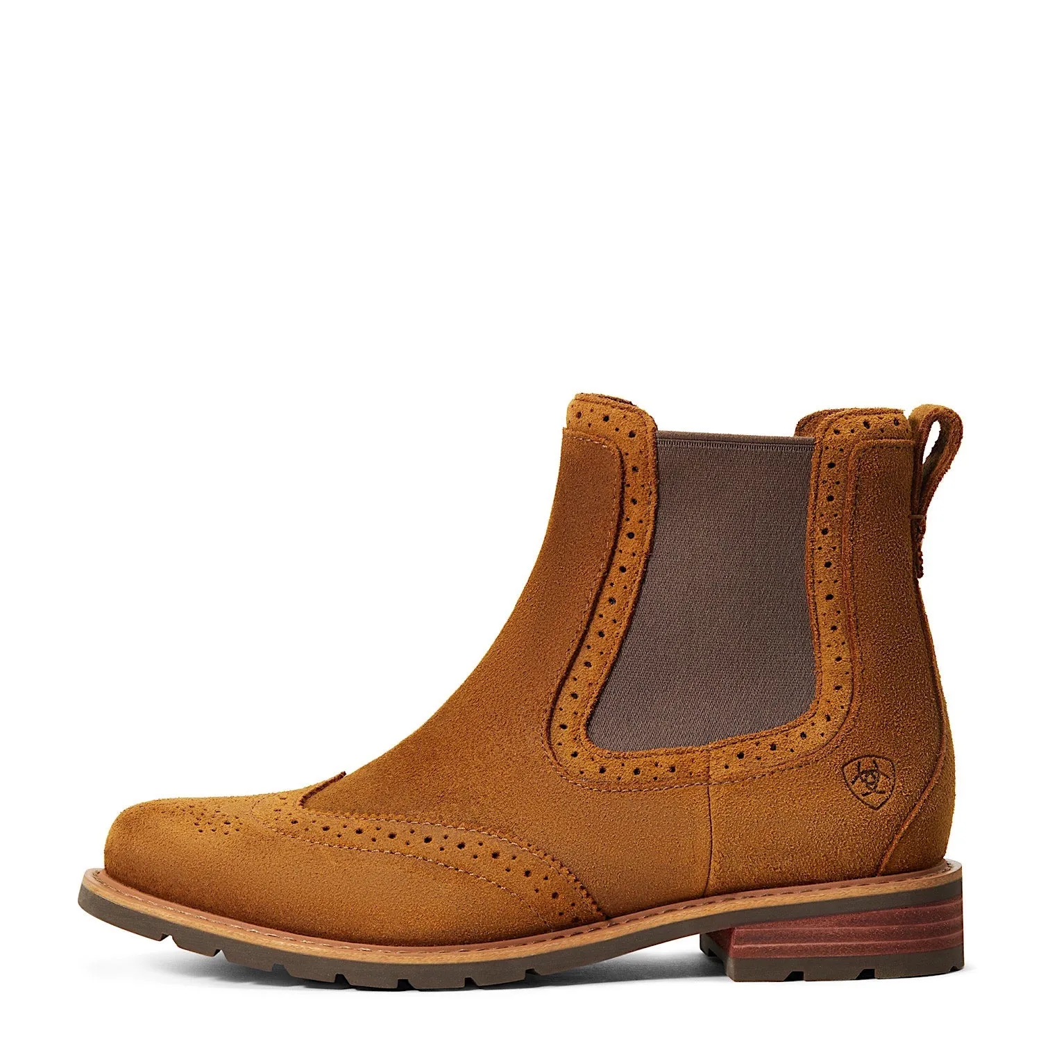 Ariat Womens Wexford Brogue H20 Weathered Honey