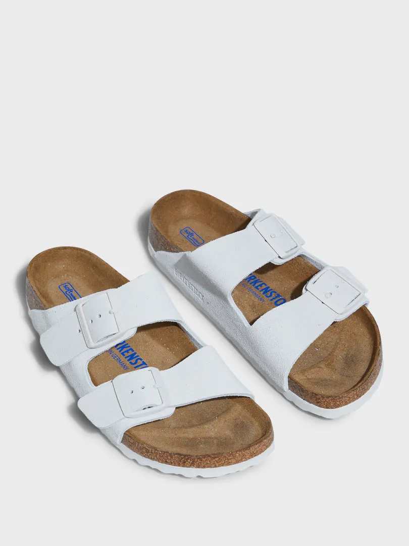 Arizona Narrow Sandals in Antique White