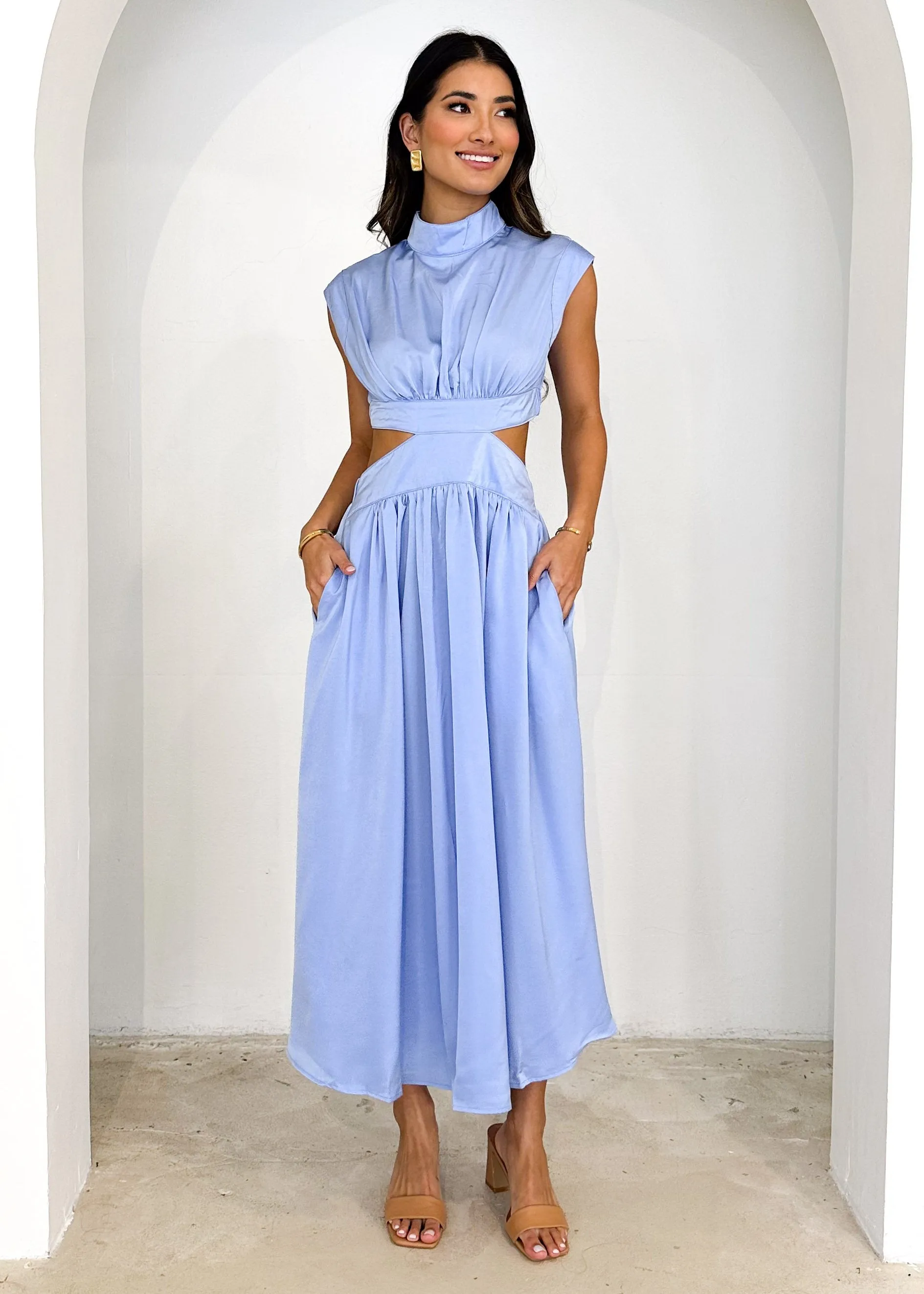 Baeso Midi Dress - Periwinkle