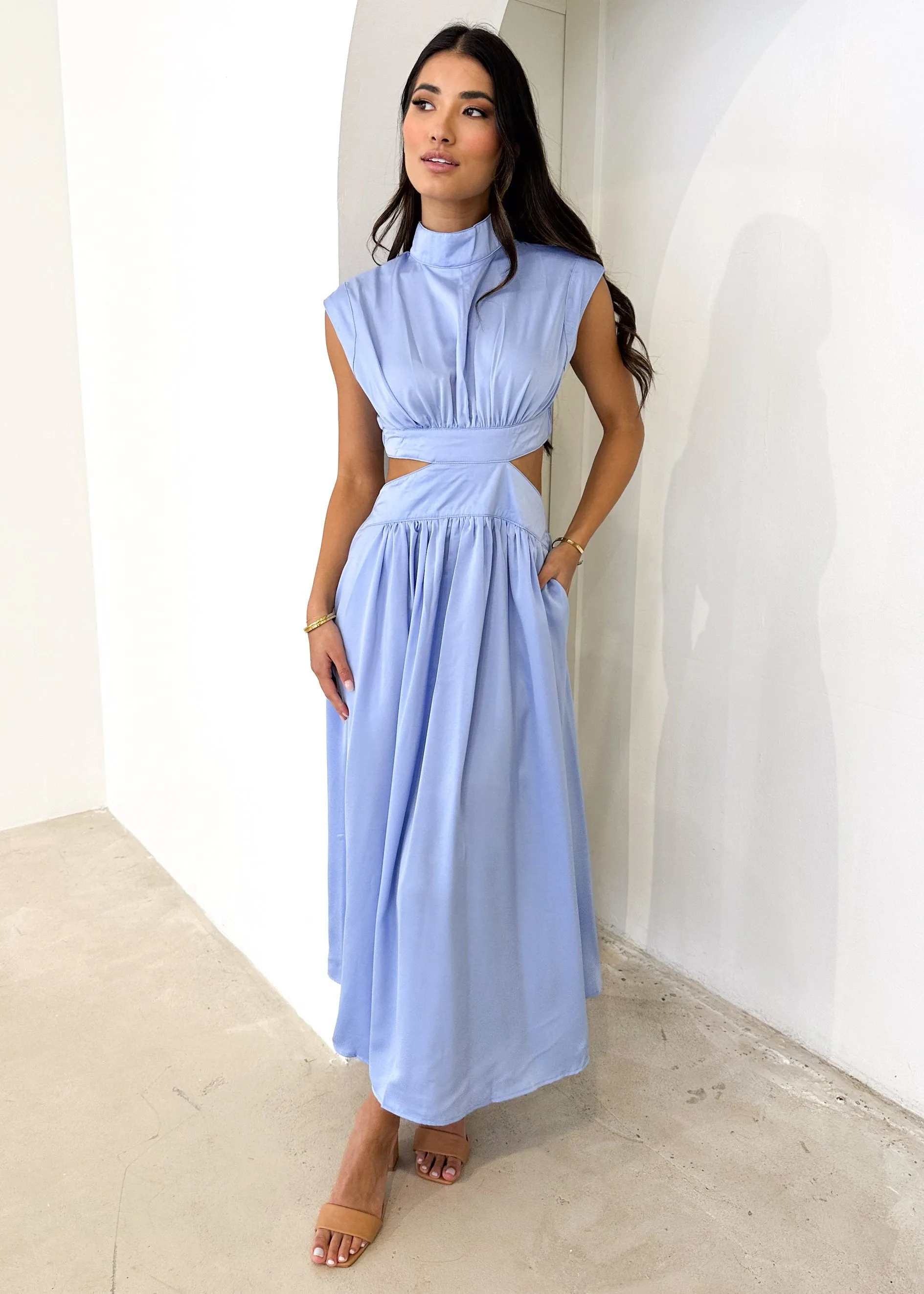 Baeso Midi Dress - Periwinkle