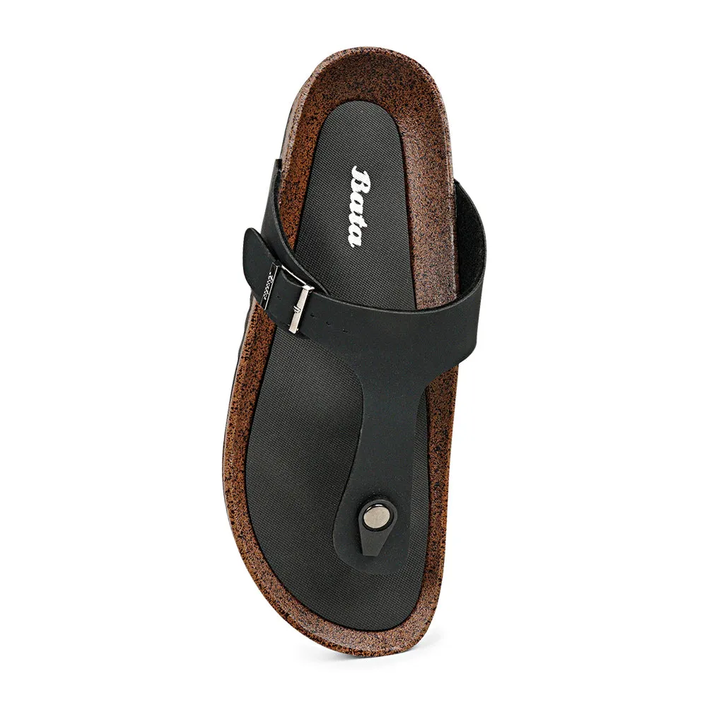 Bata MATTE Toe-Post Sandal for Men