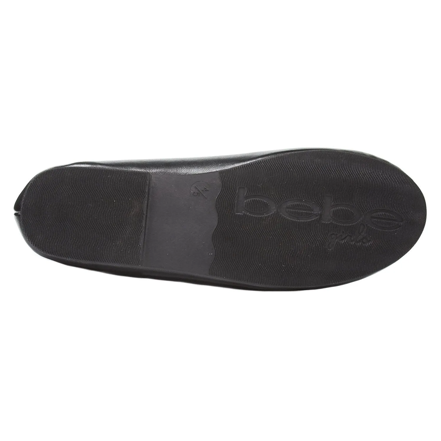 bebe Kids Girls Bow Ballet Flat Slip On Shoes (See More Colors and Sizes)