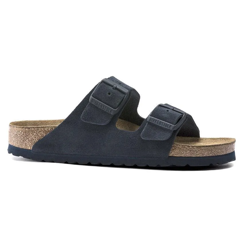 Birkenstock Men's Arizona Soft Footbed Navy Night Suede