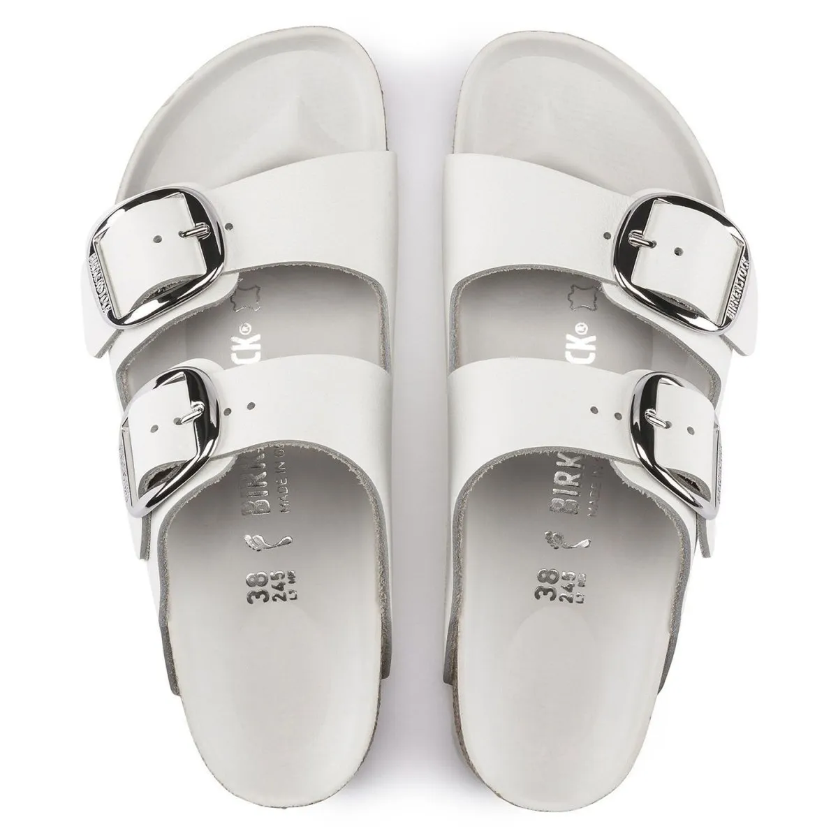 Birkenstock Women's Arizona Big Buckle White Leather