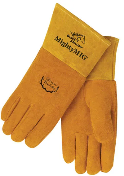 Black Stallion Welding Gloves - MightyMIG 39