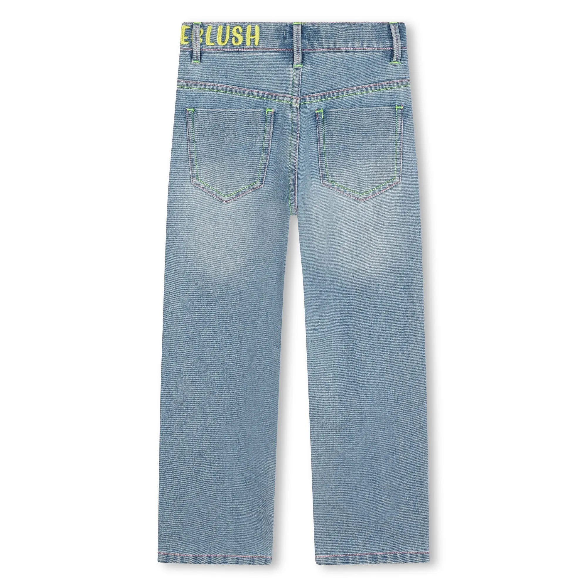 Blue Denim Logo Trousers