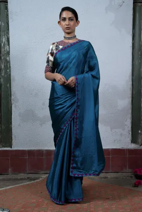 Blue Saree