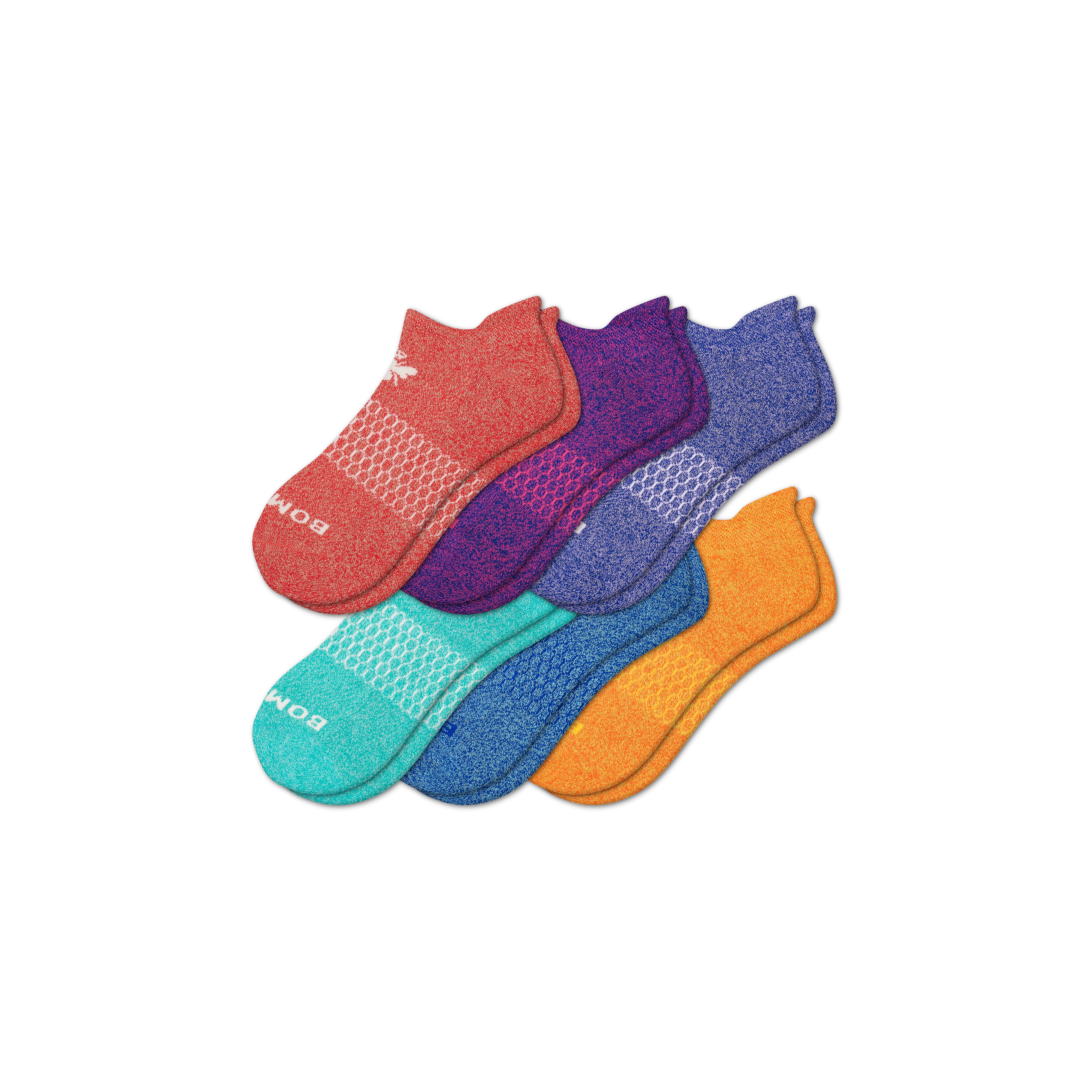 Bright Marls Ankle Sock 6-Pack