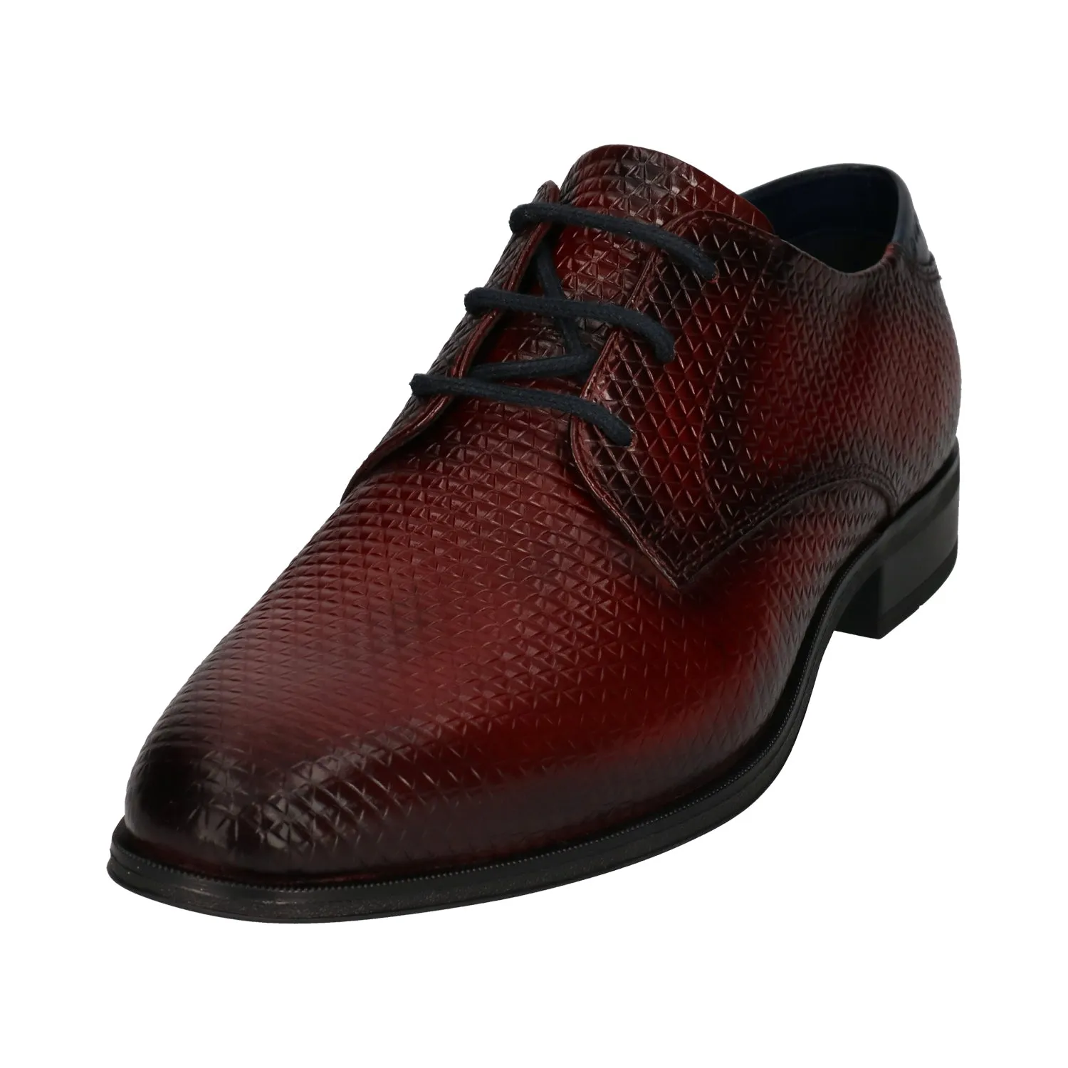 Bugatti Dress Shoe Zavinio, Dark Red