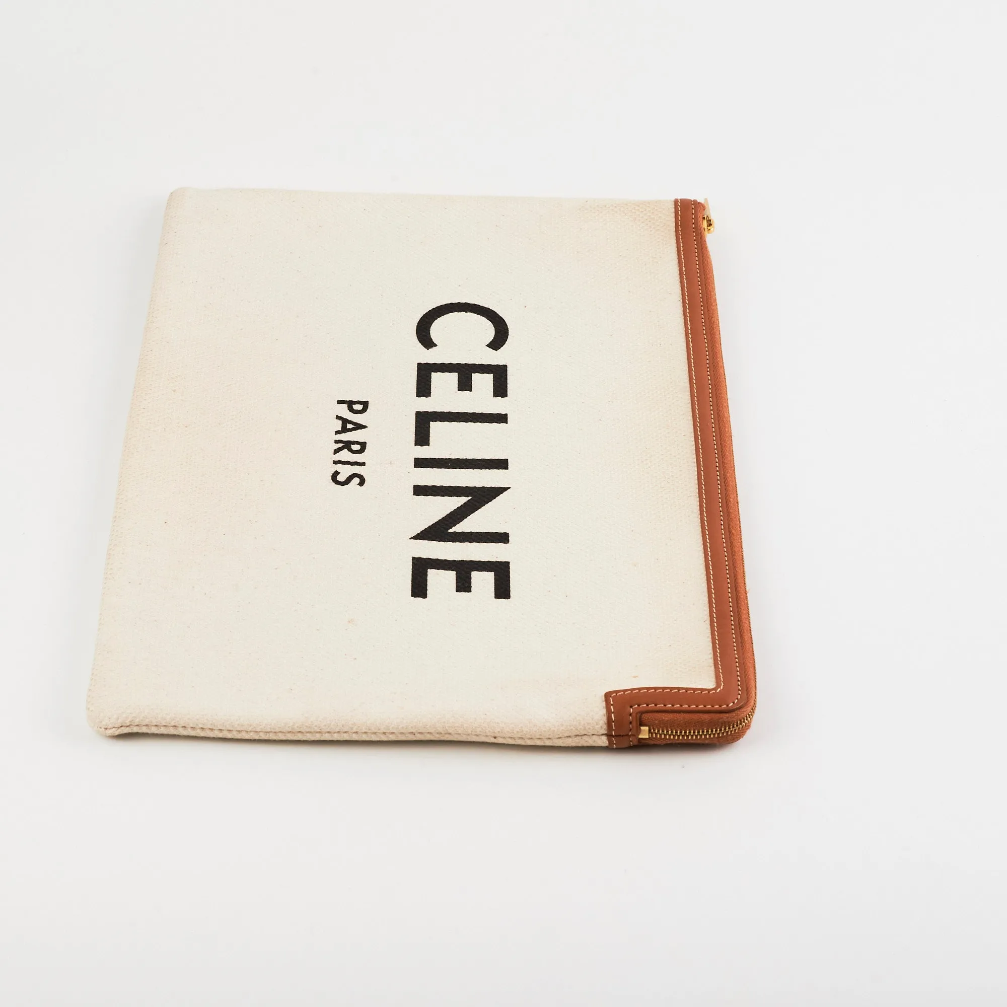 Celine Canvas Clutch