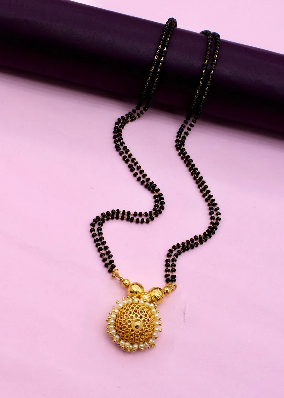 CIRCLE DESIGNER MOTI MANGALSUTRA