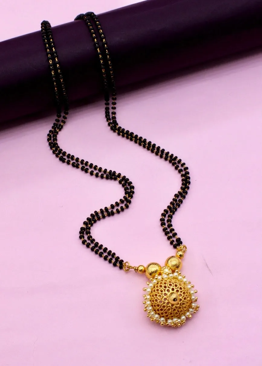 CIRCLE DESIGNER MOTI MANGALSUTRA