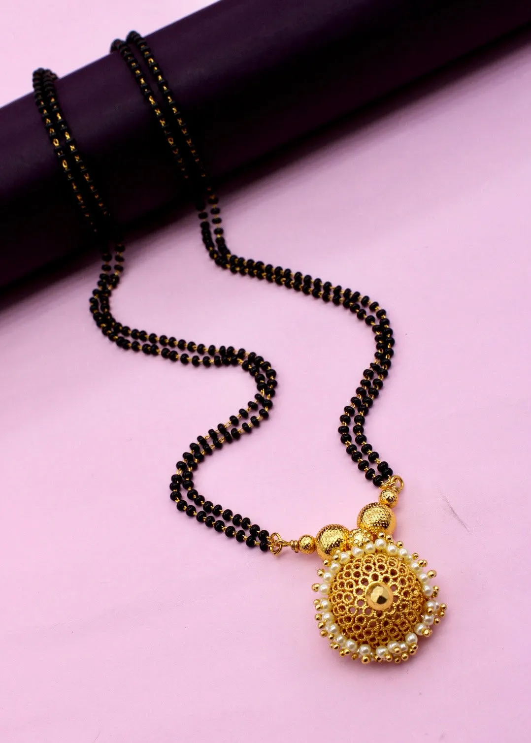 CIRCLE DESIGNER MOTI MANGALSUTRA