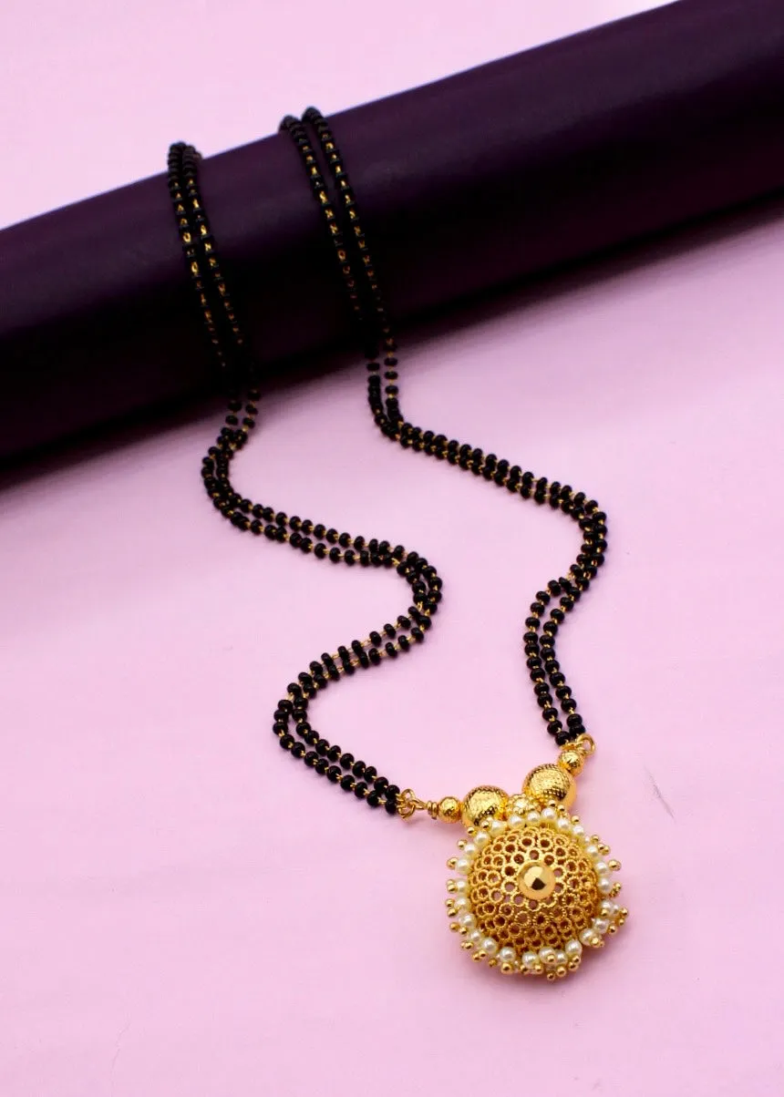 CIRCLE DESIGNER MOTI MANGALSUTRA