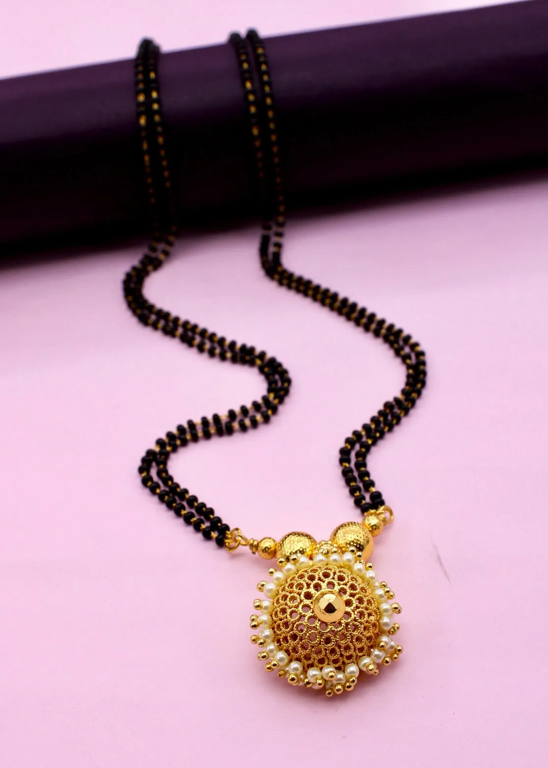 CIRCLE DESIGNER MOTI MANGALSUTRA