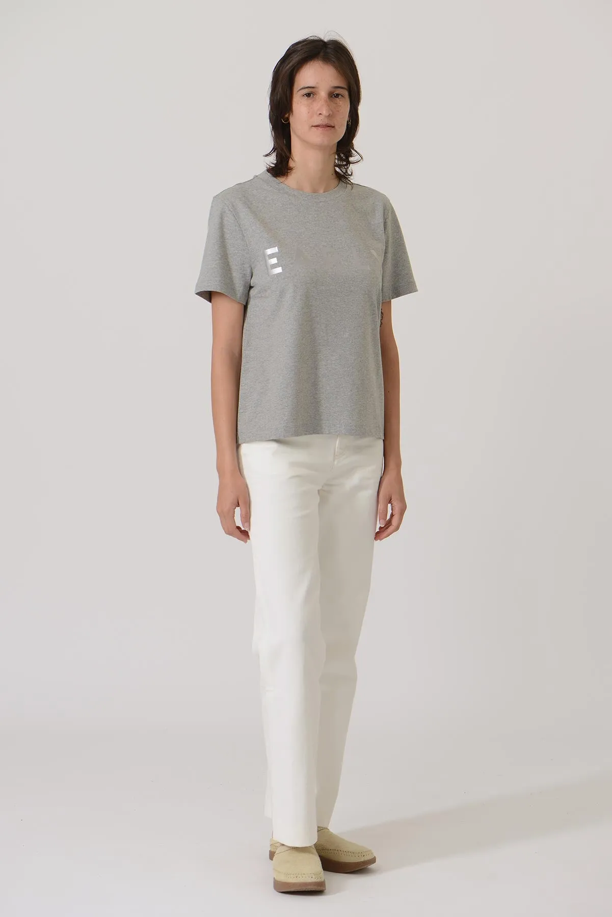 Early Logo Women Tee - Grey/Reflector