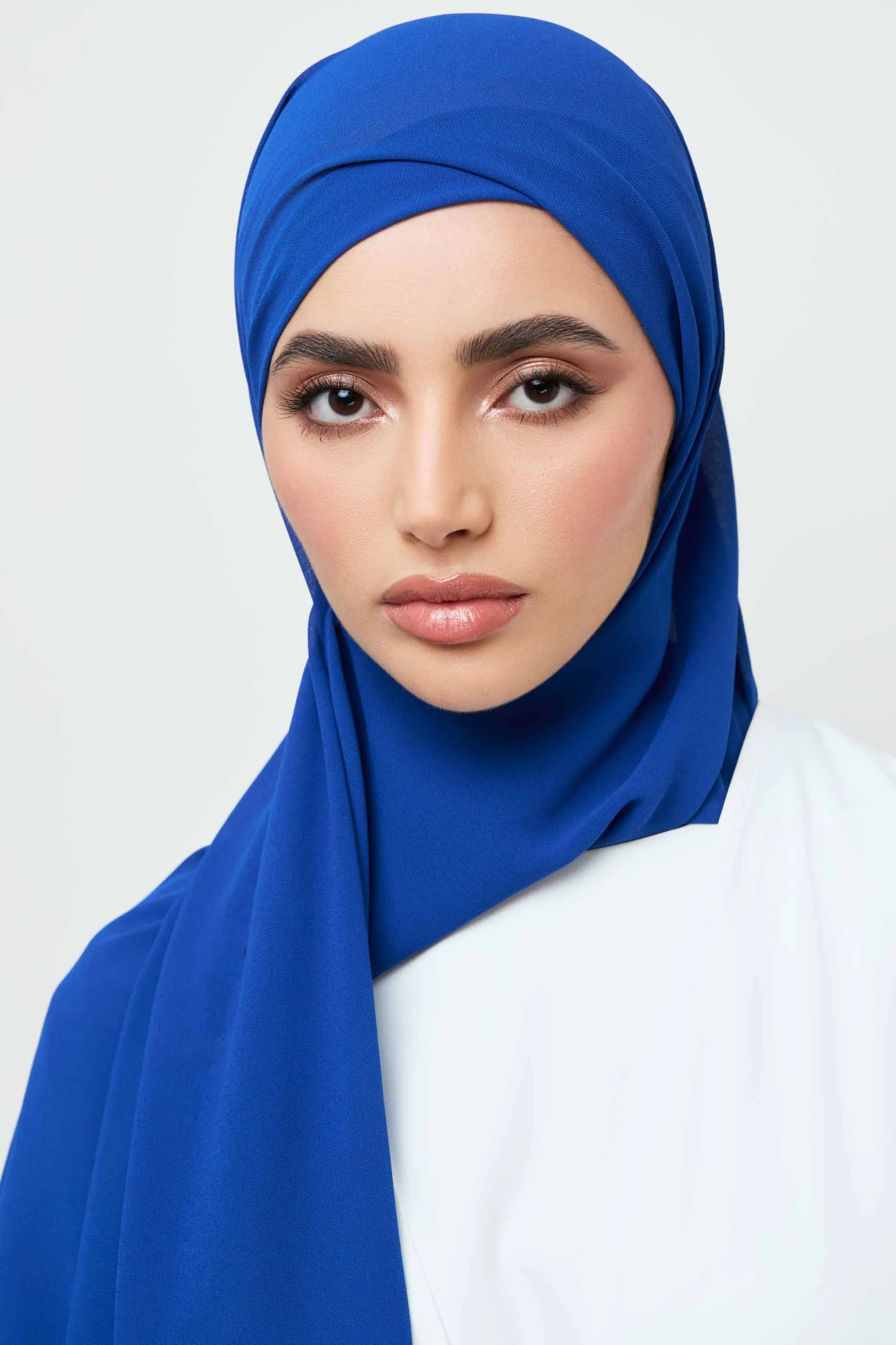 Essential Chiffon Hijab - True Blue