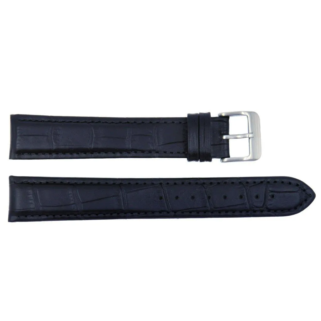 Euro Collection Alligator Grain Extra Long Leather Watch Band