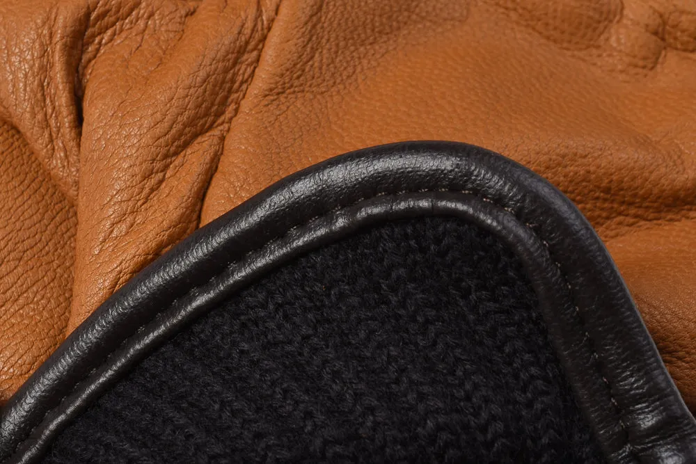 FILSON LINED GOATSKIN GLOVES - SADDLE BROWN