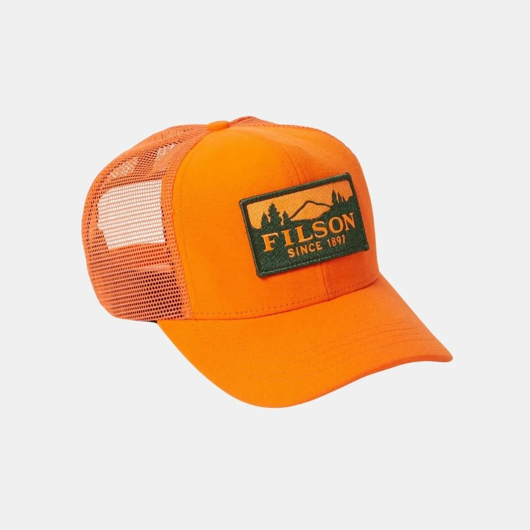 Filson Logger Mesh Cap Blaze Orange