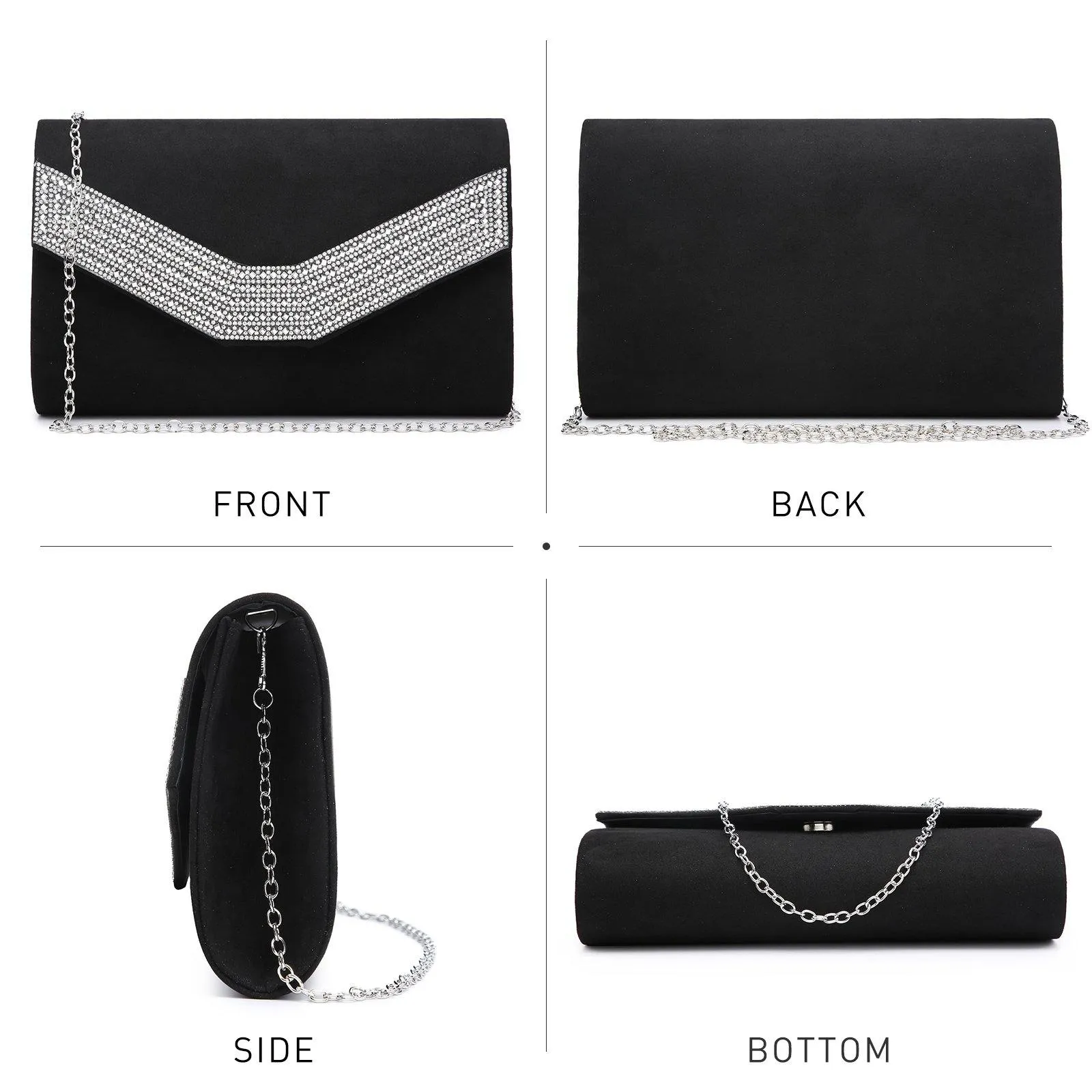 Formal Party Cocktail Prom Evening Clutches for Wedding Party Dasein