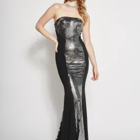 Helena Metallic Tube Dress