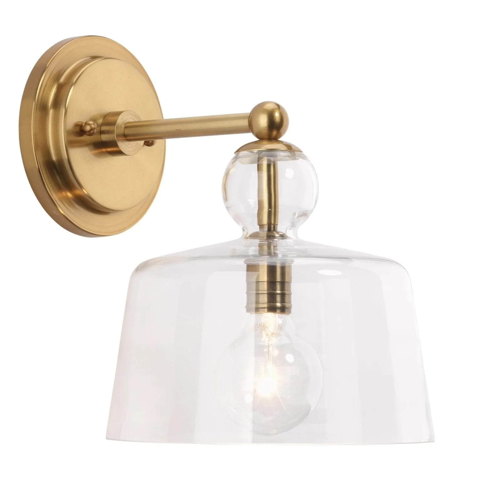 Hudson Wall Sconce Brass