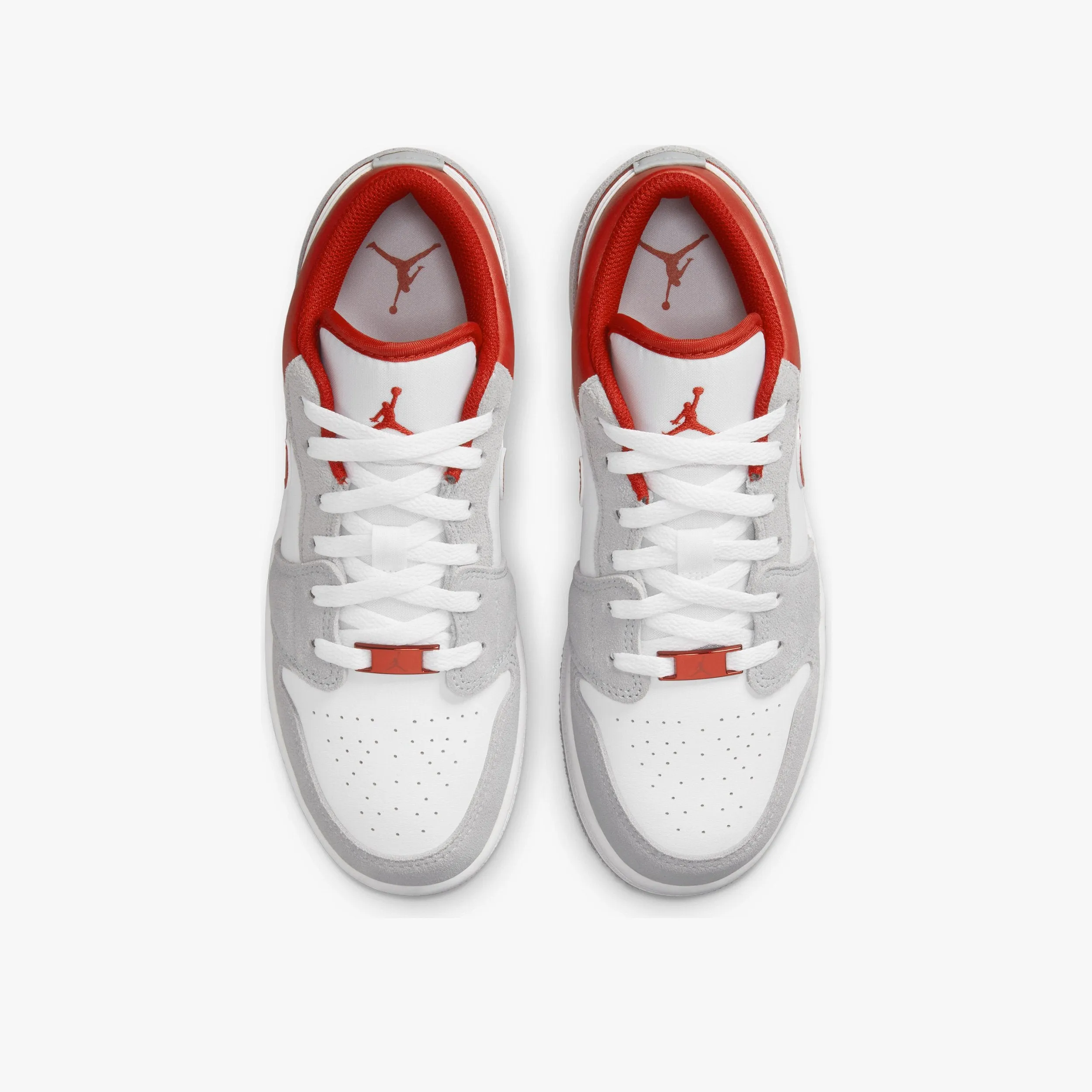 JORDAN 1 LOW GREY RED (GS)