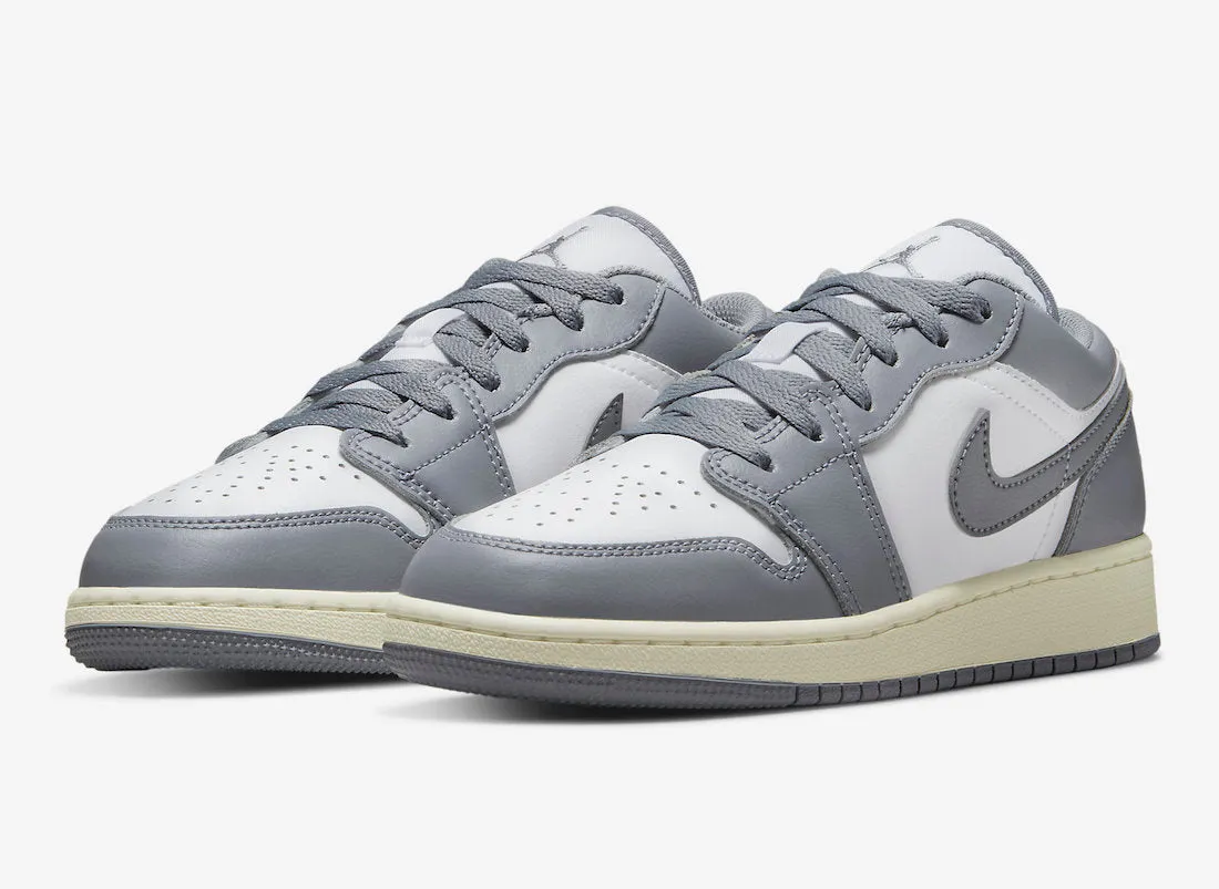 JORDAN 1 LOW VINTAGE GREY (GS)