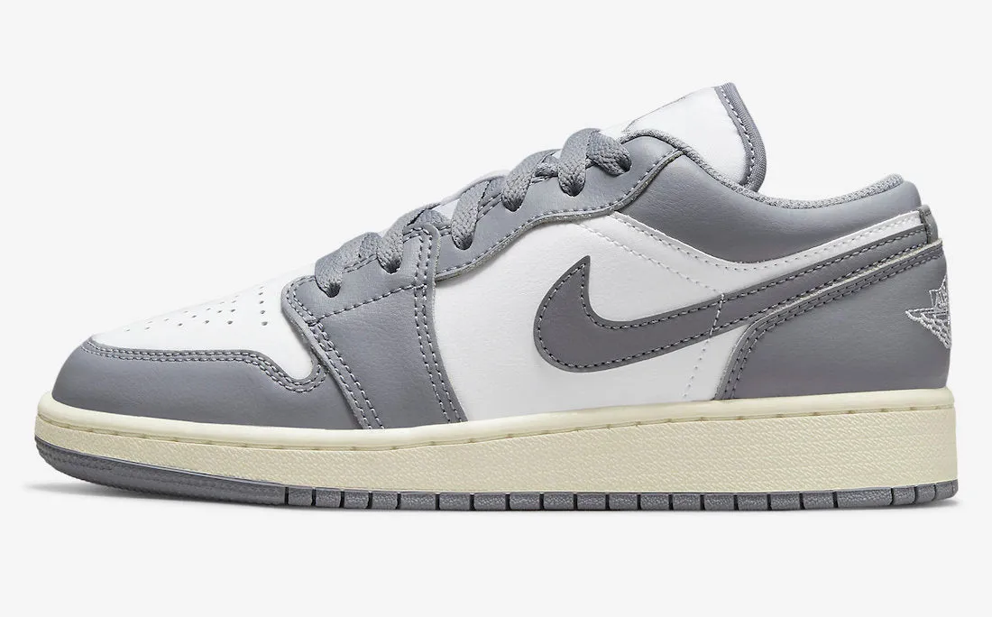 JORDAN 1 LOW VINTAGE GREY (GS)