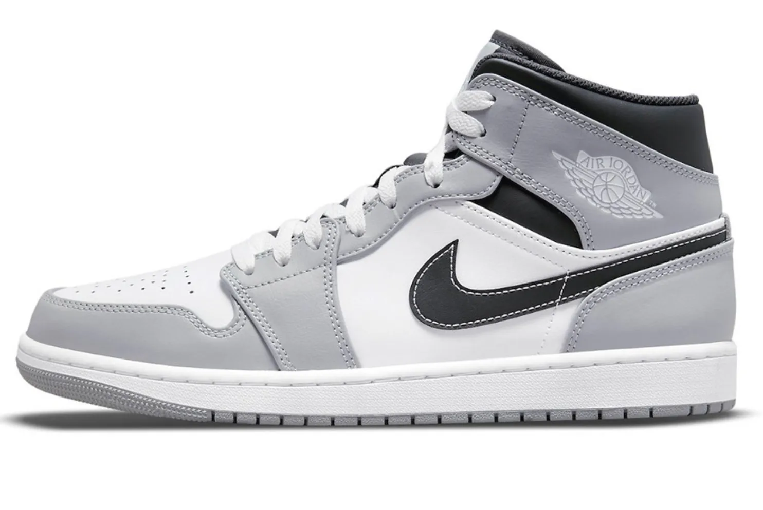 JORDAN 1 MID LIGHT SMOKE GREY ANTHRACITE (M)