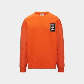 Kappa Authentic Tech Hoodie Marin Orange