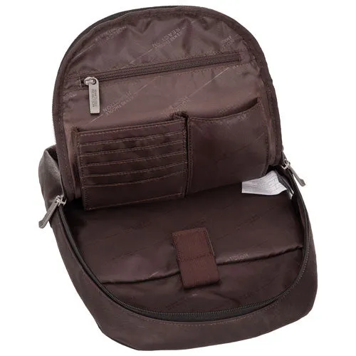 Kenneth Cole Columbian Leather 13" Sling Laptop Backpack