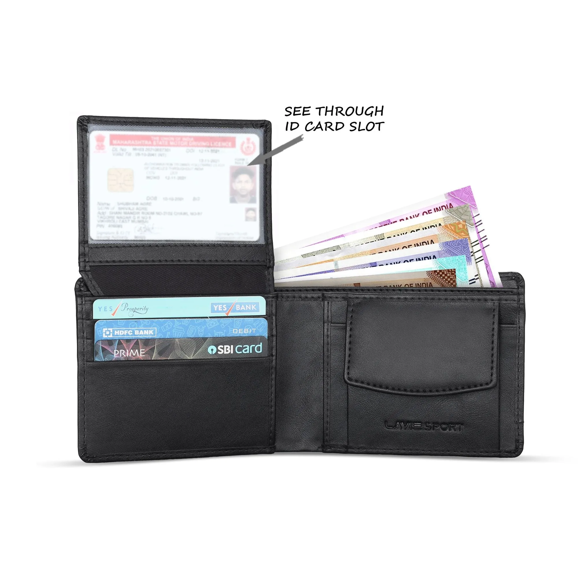 Lavie Sport Chief Classic Line Men's Wallet Black