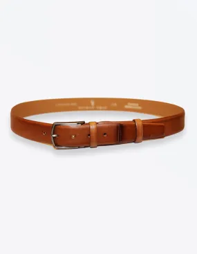 Matte Tobacco Leather Belt