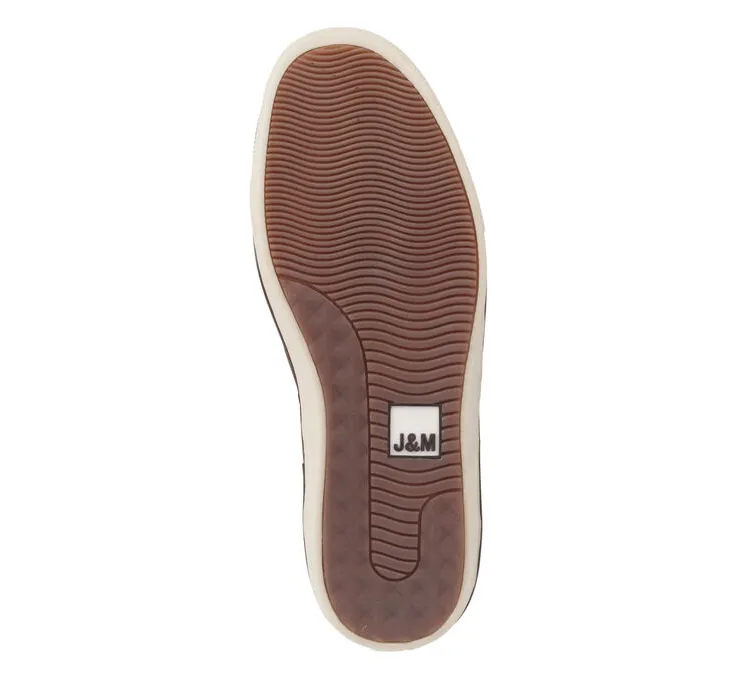 McGuffey Woven Slip-On, Tan Full Grain Leather