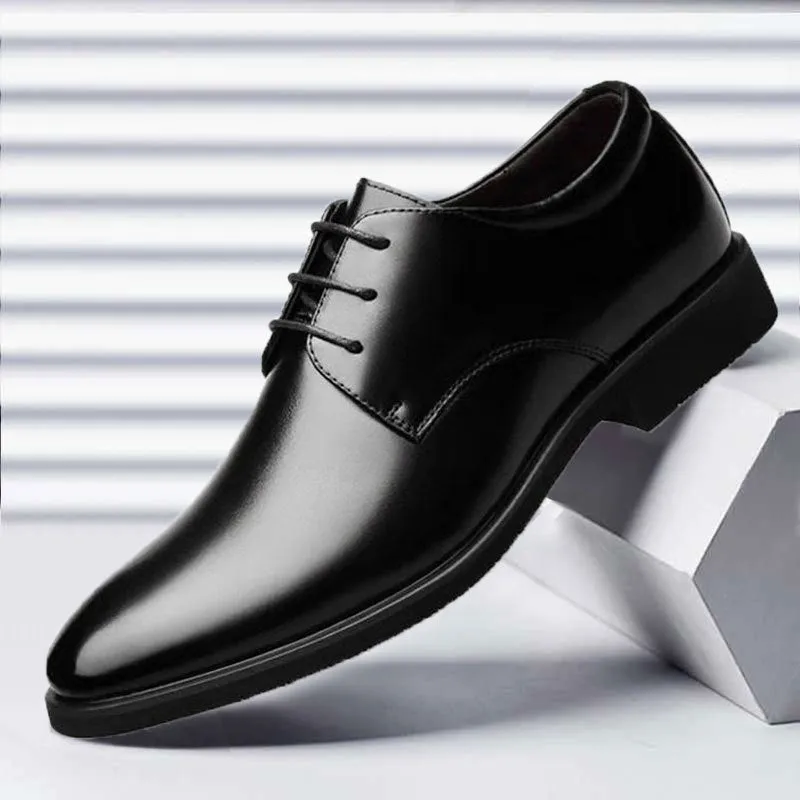 Men Leather Shoes Casual Top Quality Oxfords Men Genuine Leather Dress Shoes Business Formal Shoes