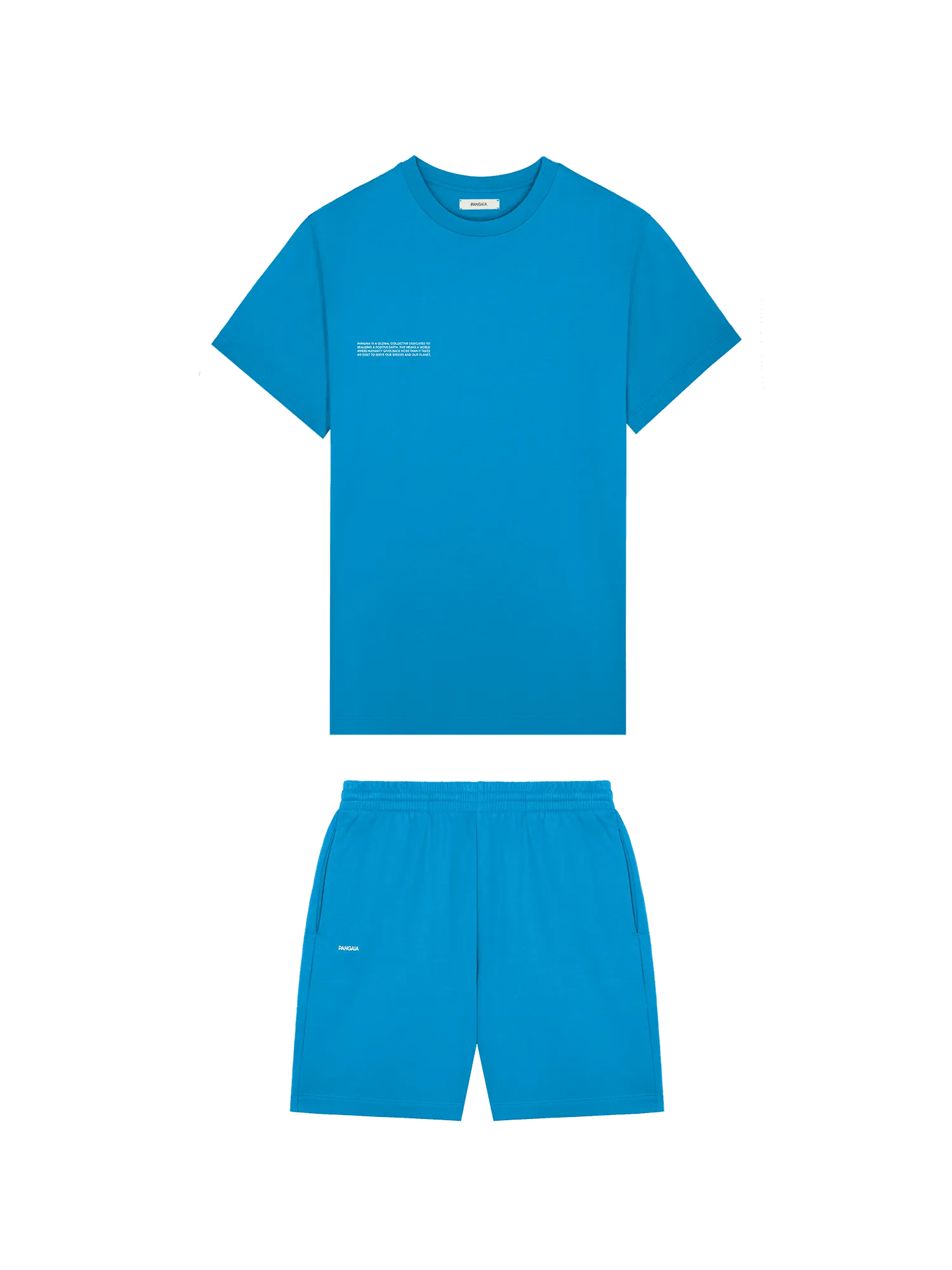 Mens 365 T-shirt and Shorts Bundle—Geyser Blue