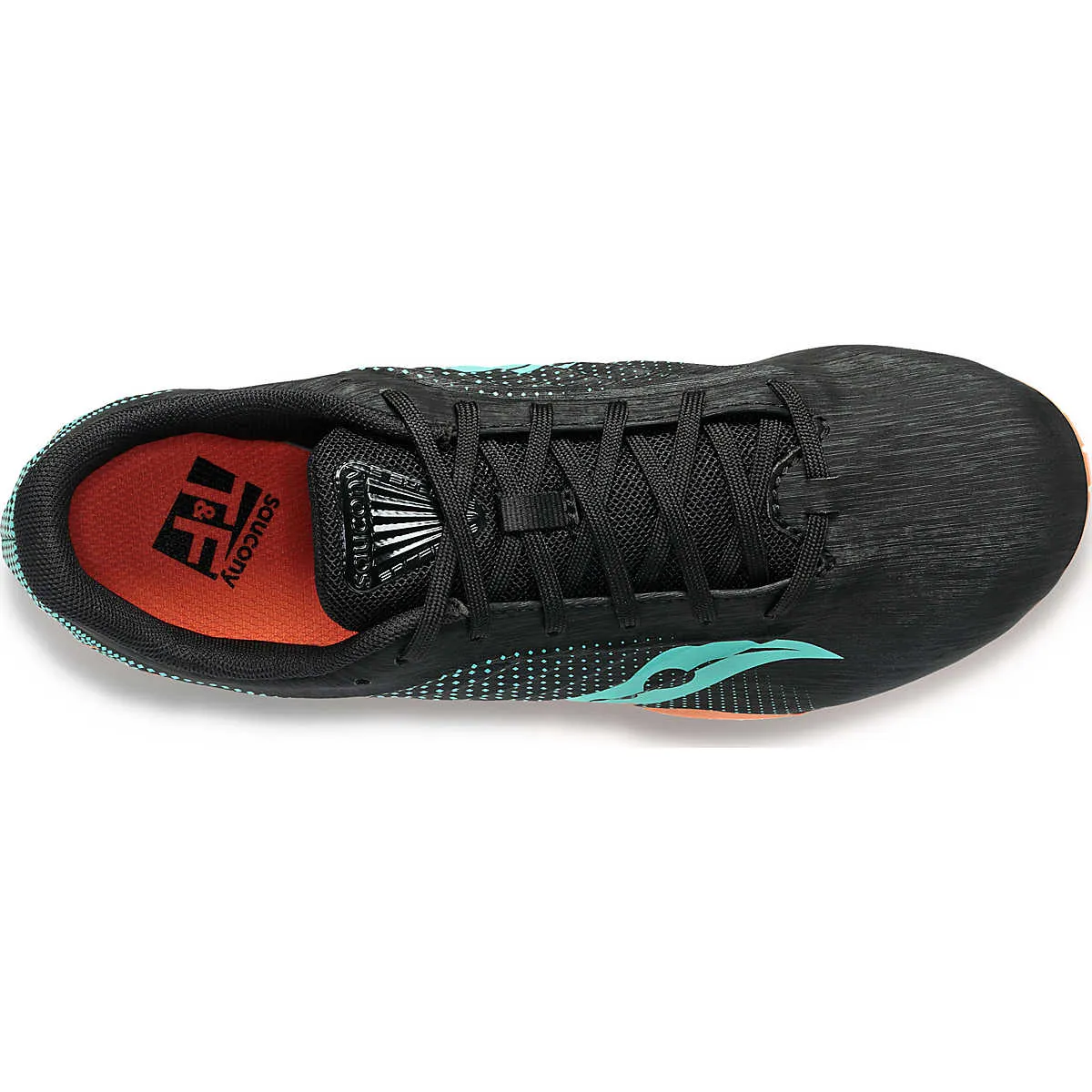 Men's Saucony Spitfire 5 (Black/Cool Mint)